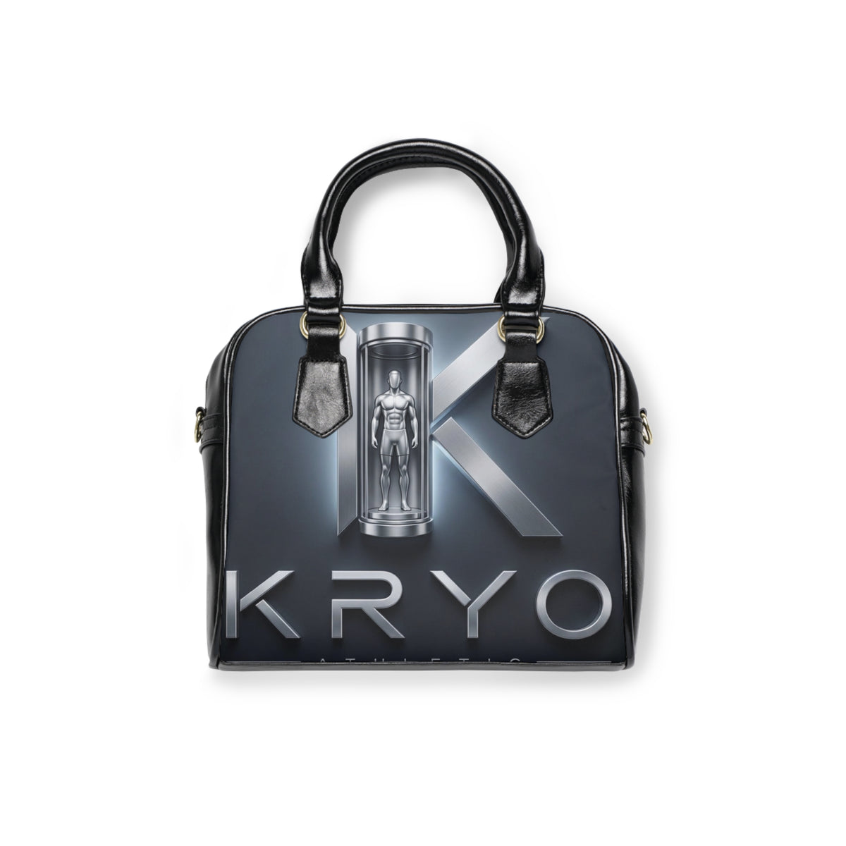 KRYO Sci‑Fi Shoulder Handbag – Futuristic Cryo Chamber Design