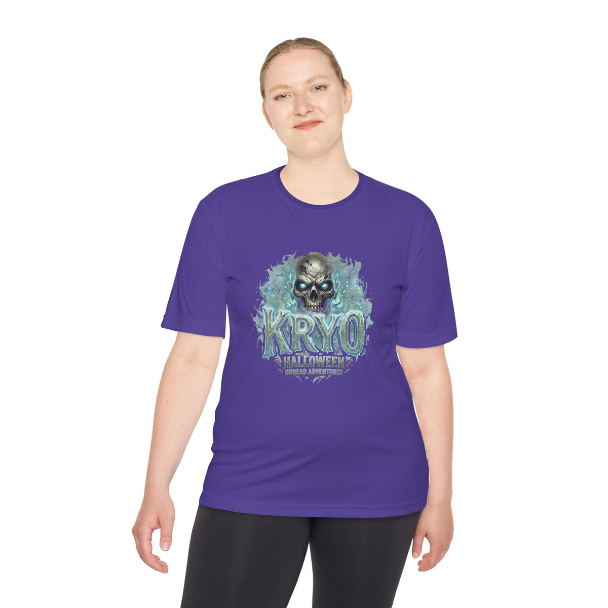 Kryo Halloween Skull Tee — Moisture‑Wicking Horror Graphic Tee