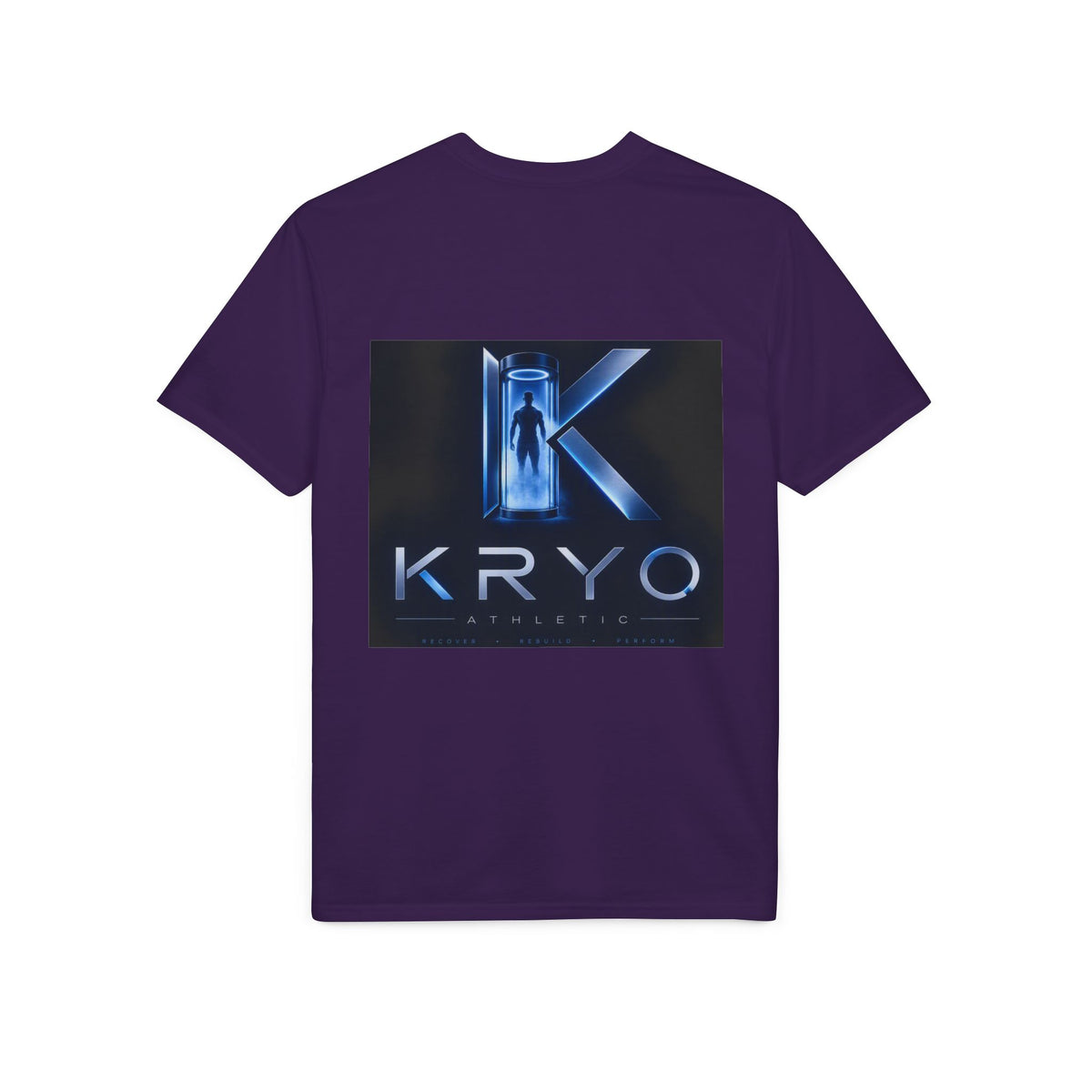KRYO Logo Performance T‑Shirt — Futuristic Cryo Tech Graphic Tee