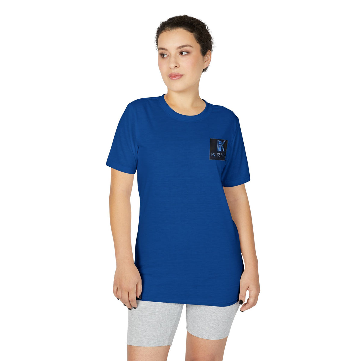 KRYO Logo Performance T‑Shirt — Futuristic Cryo Tech Graphic Tee
