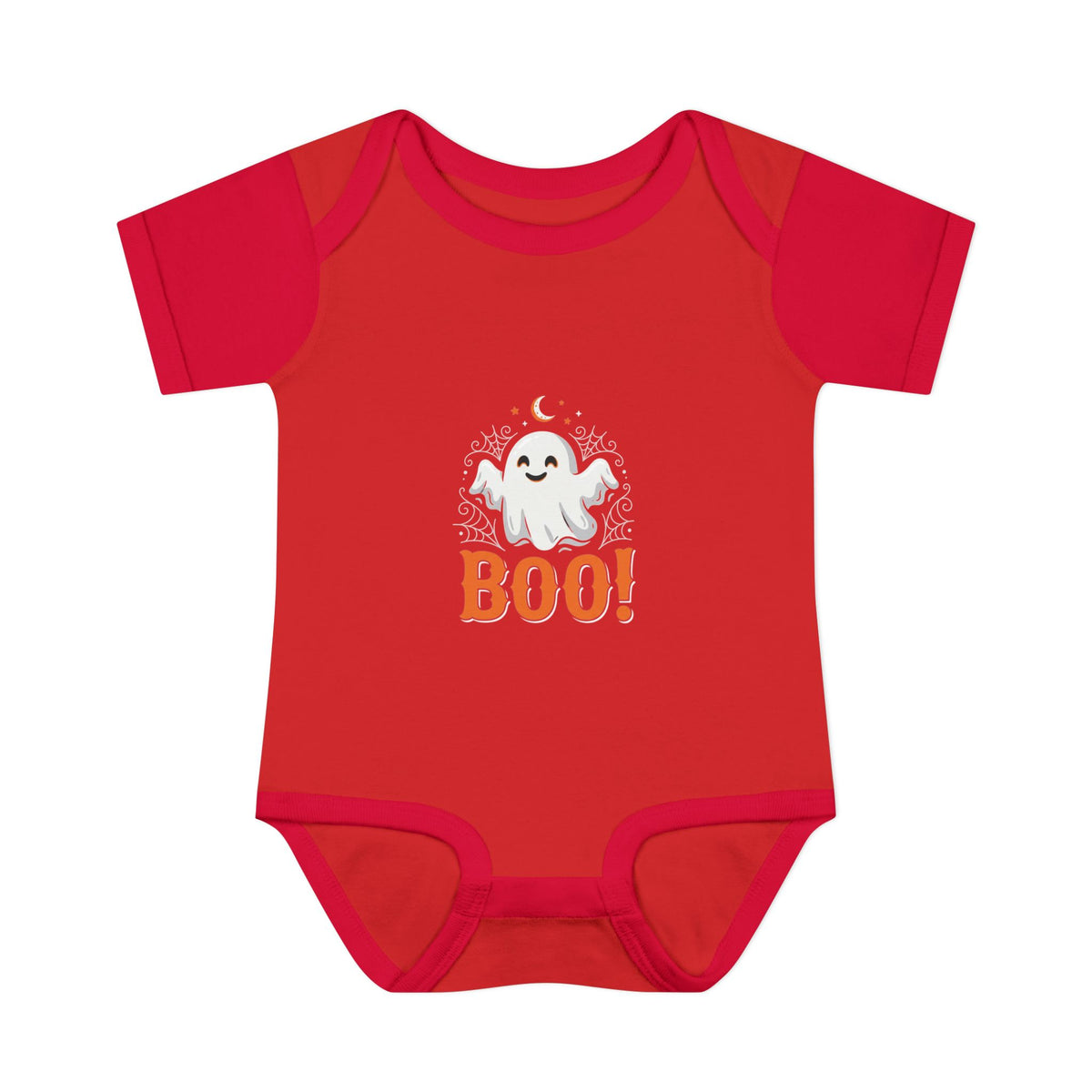 Baby Bodysuit - Kryo Cute Ghost "Boo!" Halloween Infant Onesie