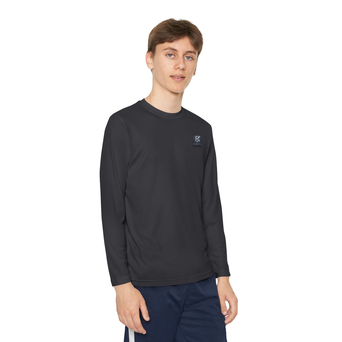 Kryo Youth Volleyball Long Sleeve Tee — 'Play. Athlete' Graphic