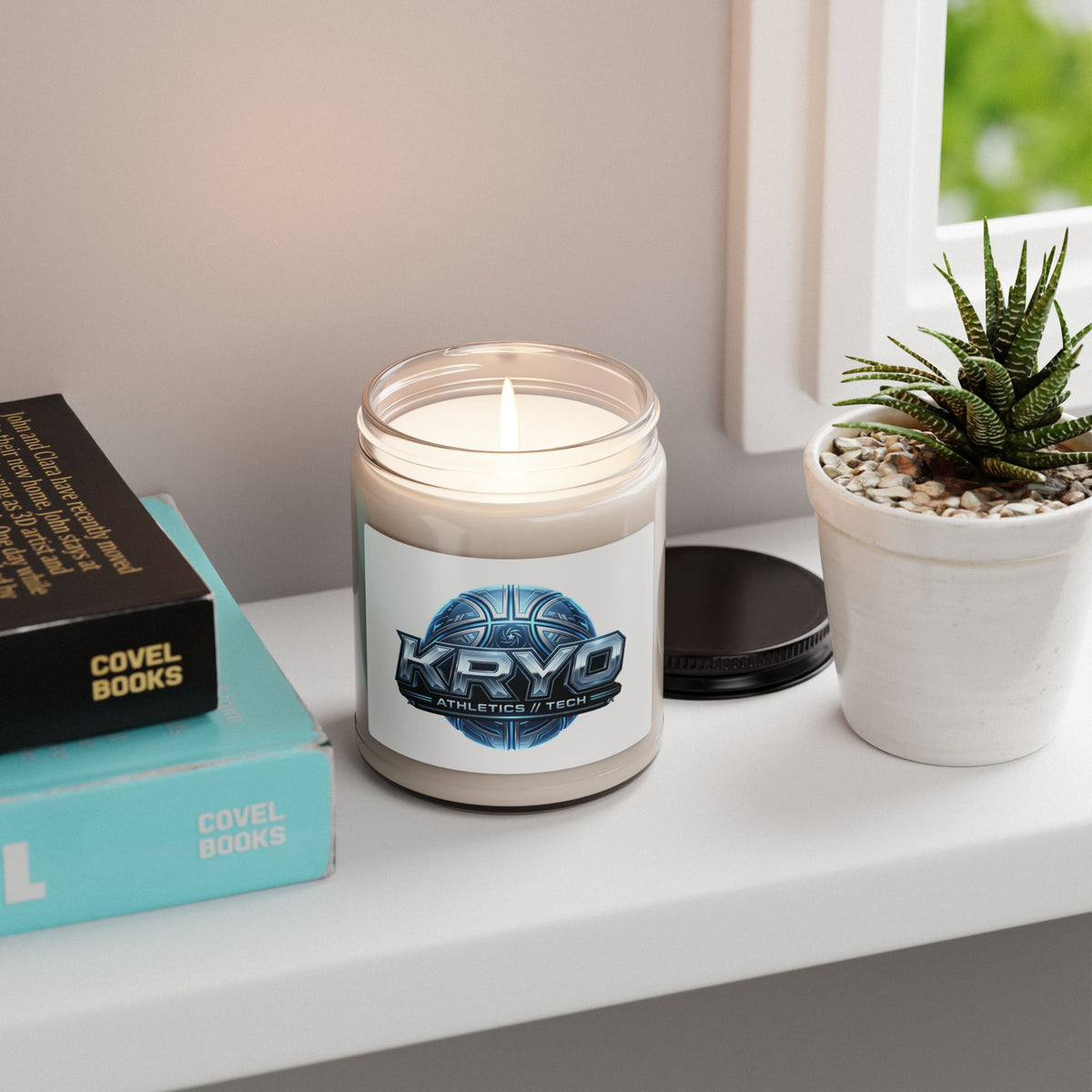 KRYO Tech Athletics Scented Soy Candle — 9oz Jar