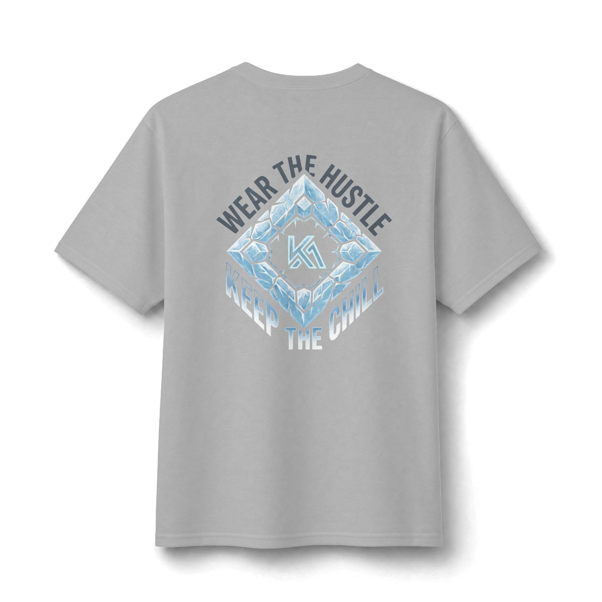 Baseball Diamond Wear the Hustle Keep the Chill T-Shirt — Kryo Ice Logo Graphic Tee