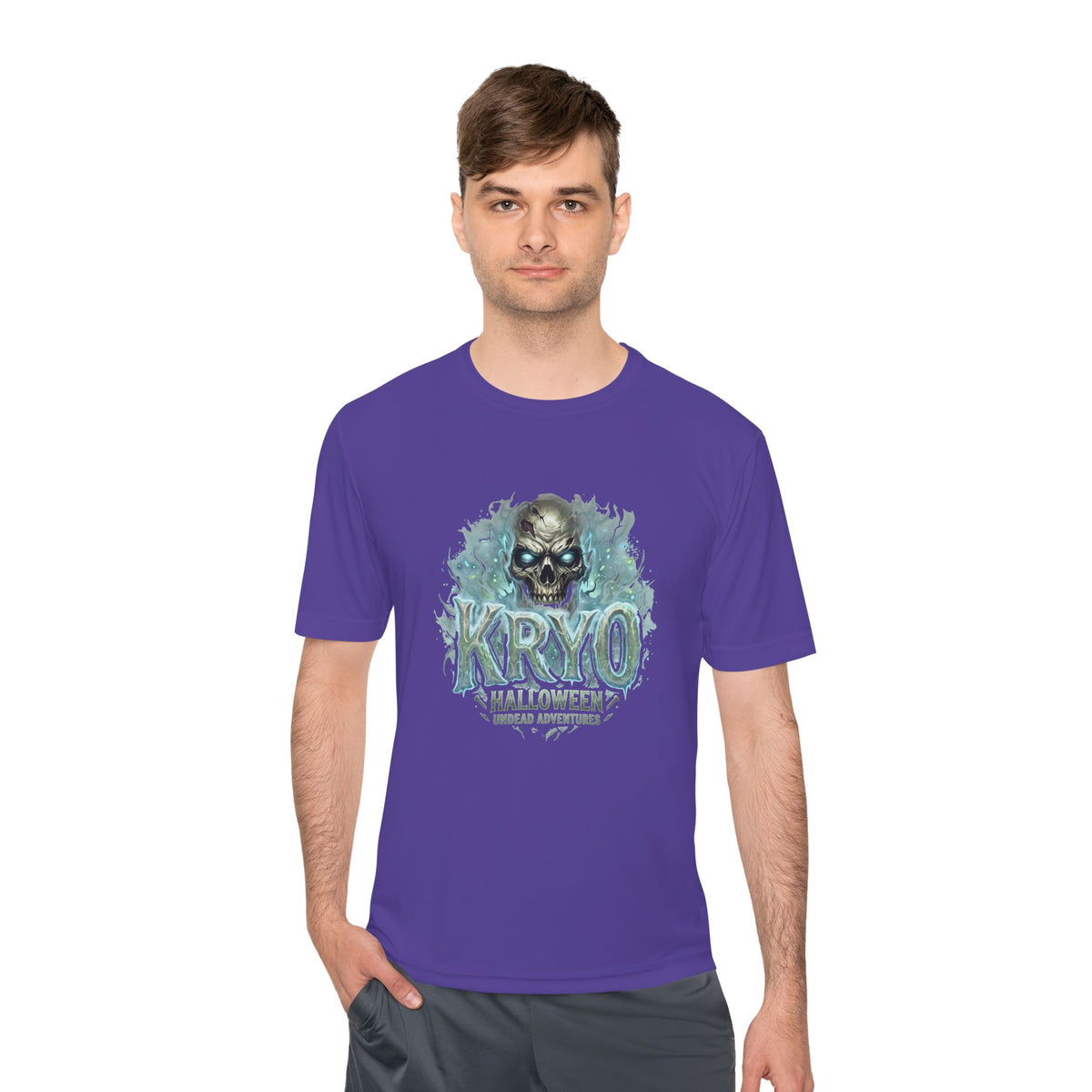 Kryo Halloween Skull Tee — Moisture‑Wicking Horror Graphic Tee