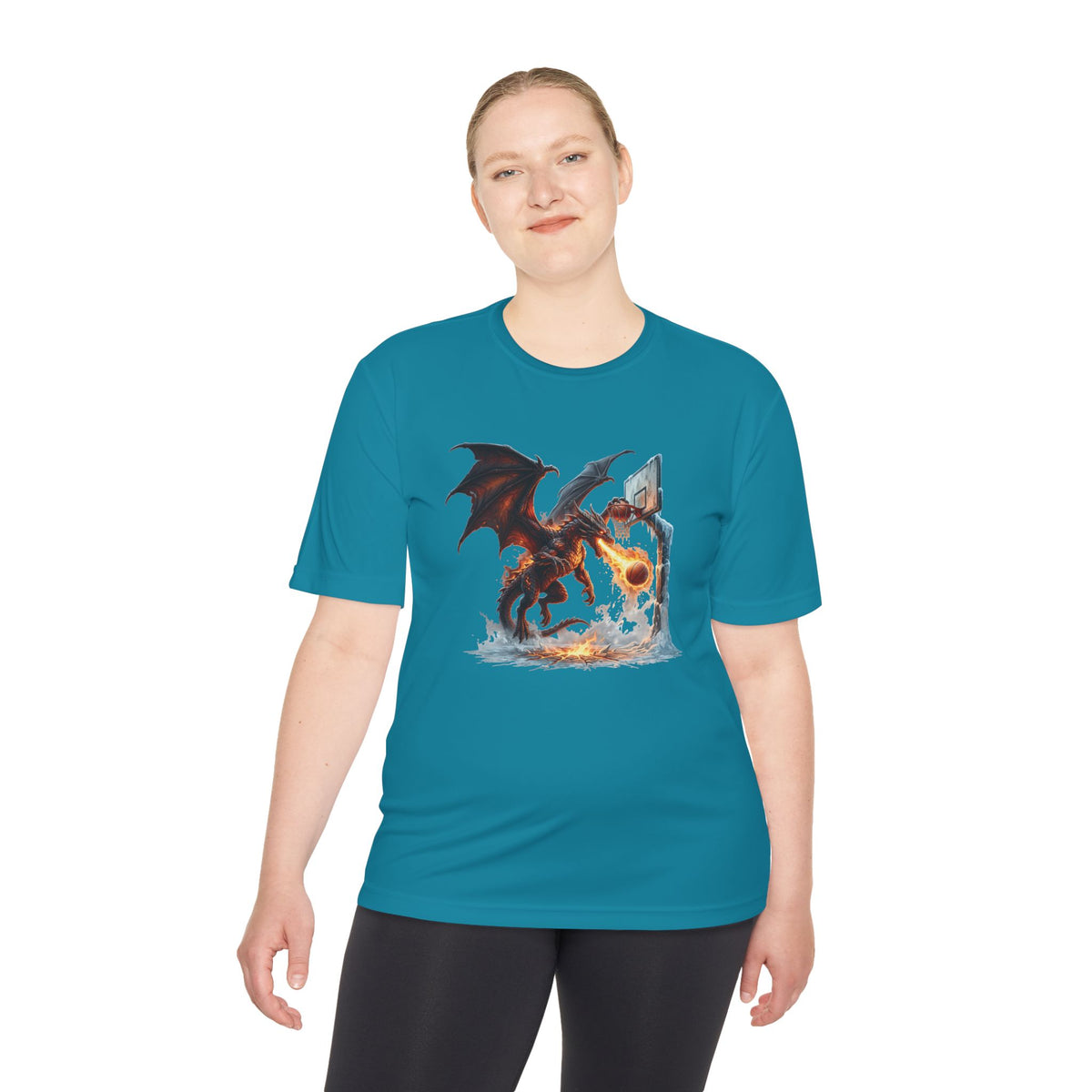 Dragon Basketball Tee — Fantasy Dragon Dunk Sports Shirt