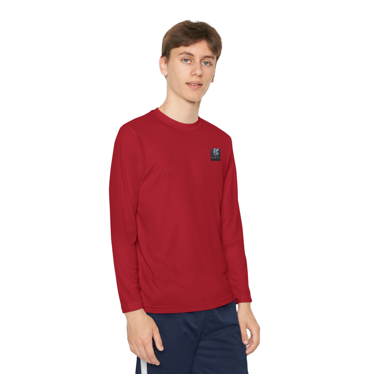Kryo Youth Volleyball Long Sleeve Tee — 'Play. Athlete' Graphic