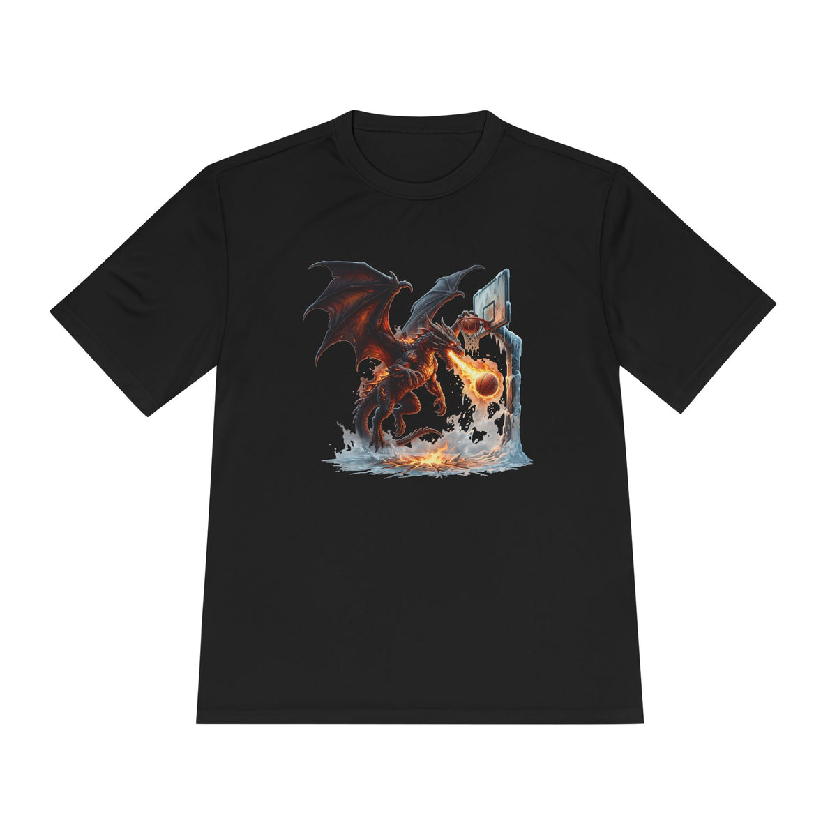 Dragon Basketball Tee — Fantasy Dragon Dunk Sports Shirt