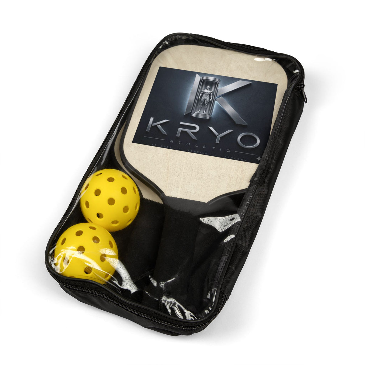 Kryo Logo Pickleball Paddles & Balls Set