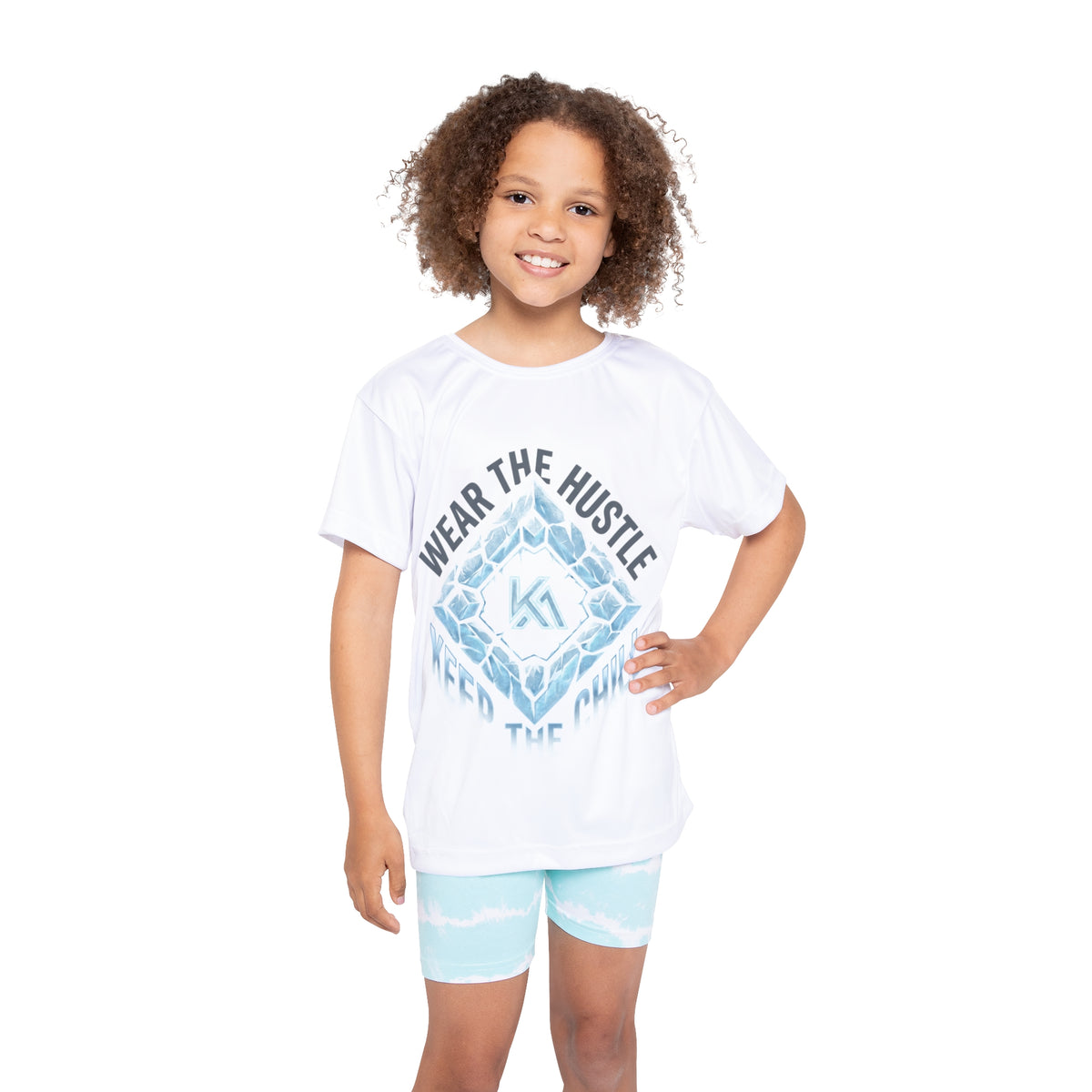 Kids Sports Jersey — Kryo Baseball "Wear The Hustle, Keep The Chill" Ice Diamond Graphic
