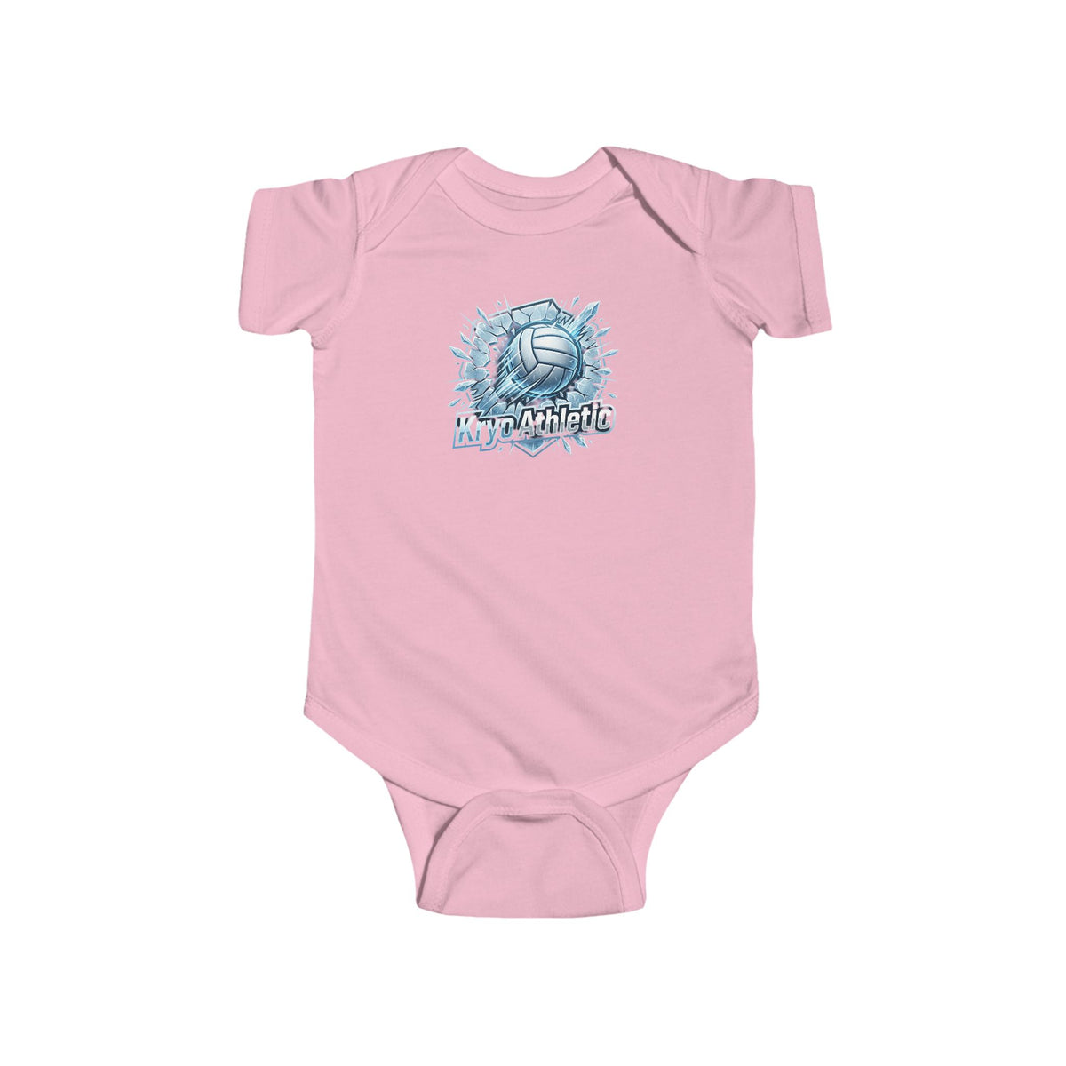 Kryo Volleyball Baby Bodysuit — Arctic Wolf 'Night Howl' Graphic Infant Onesie