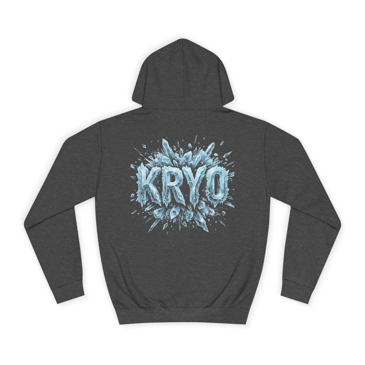 Ice Splash Hoodie — "KRYO" Graphic College Pullover