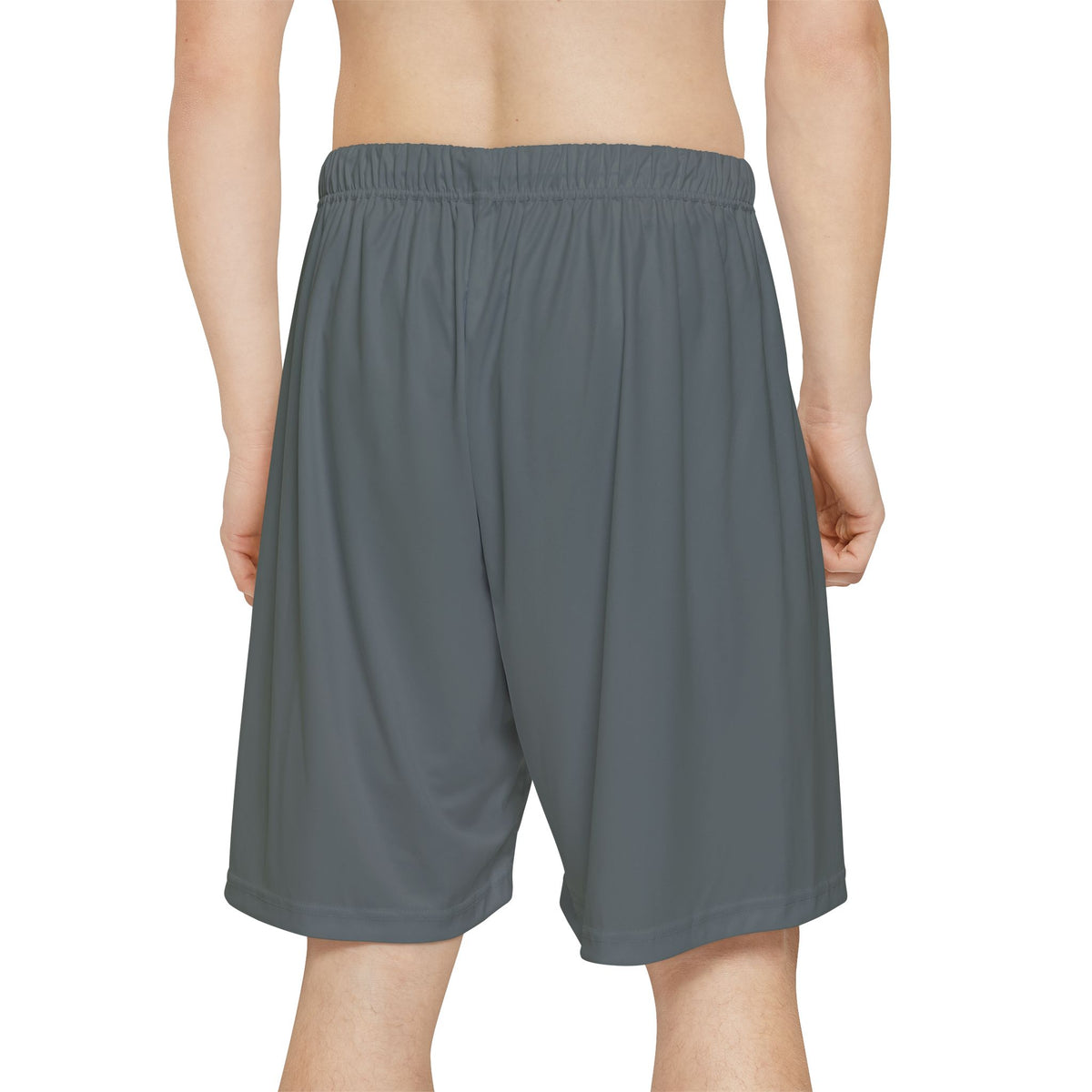 Kryo Workout Gear Motivate Men's Athletic Shorts — Grey Performance Sportswear with 'MOTIVATE' Side Print