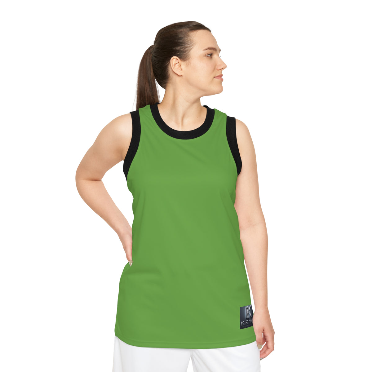 Green Basketball Jersey — Lightweight Athletic Team Tank