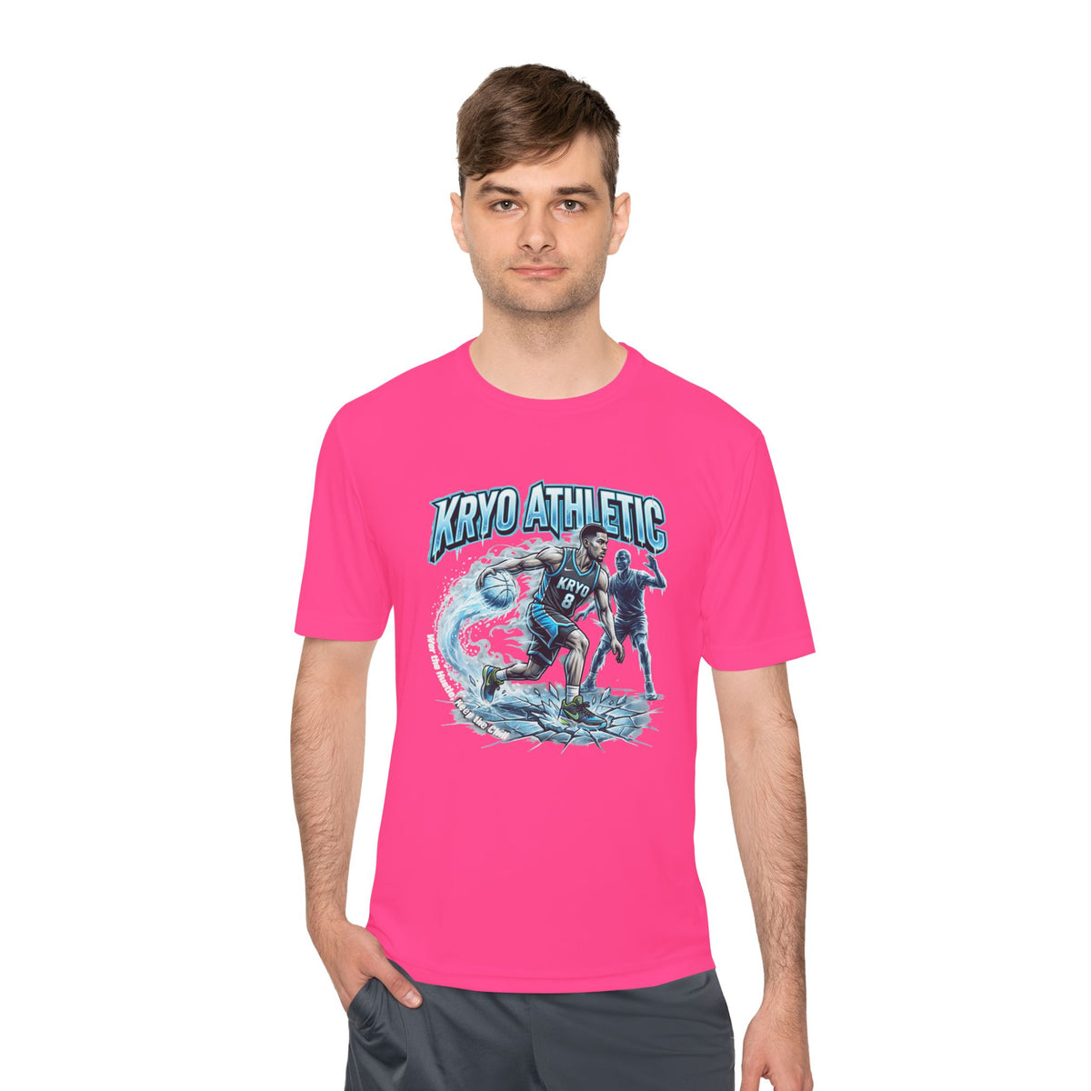 Kryo Athletic Basketball Graphic Tee — Performance Moisture‑Wicking Shirt