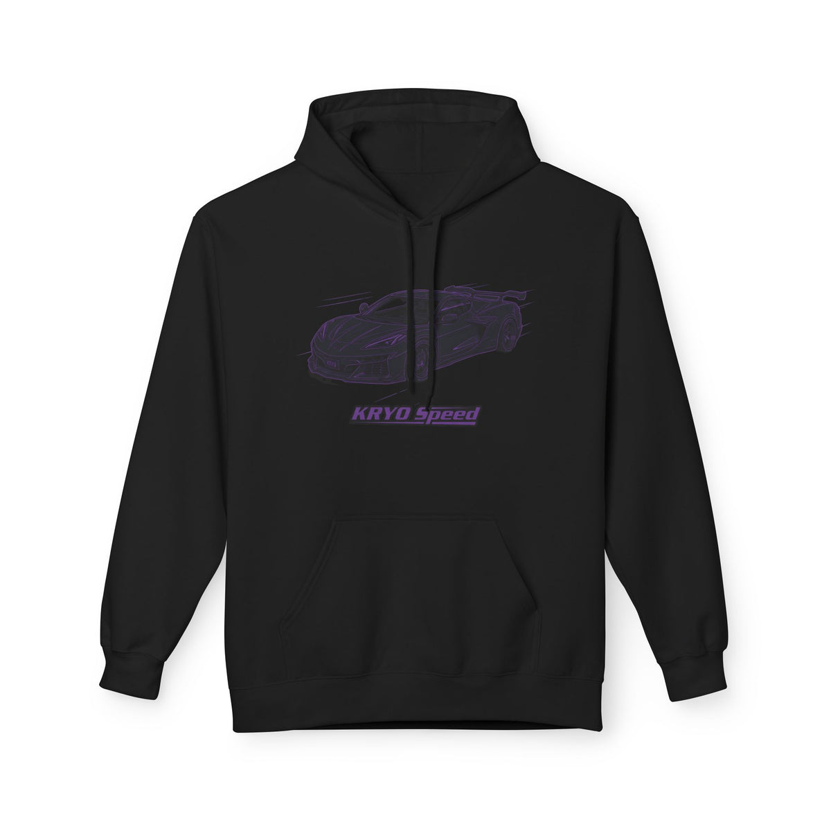 Car Silhouette KRYO Hoodie — 'Never Wrong' Graphic Pullover for Car Lovers