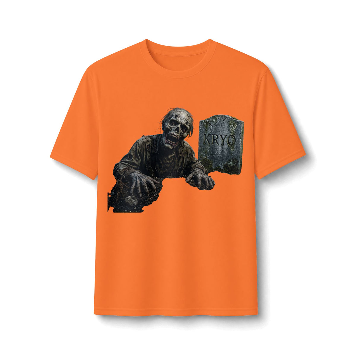 Zombie Tombstone Performance Tee — KRYO Graphic Athletic Shirt