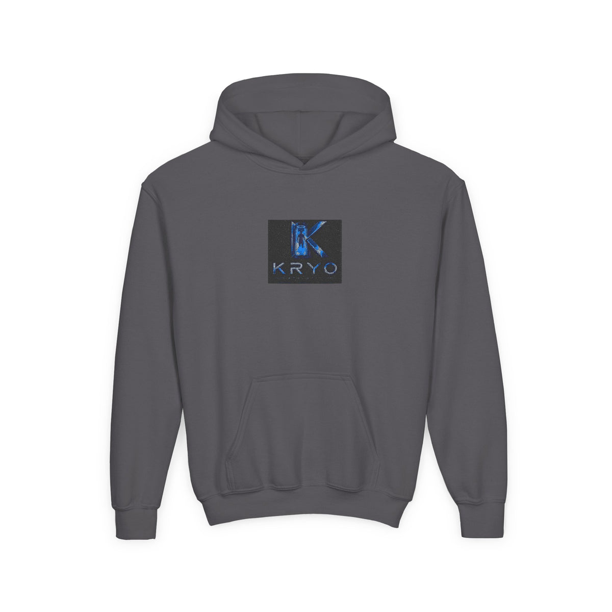 Youth Hoodie with KRYO Blue Logo — Cool Gamer Streetwear