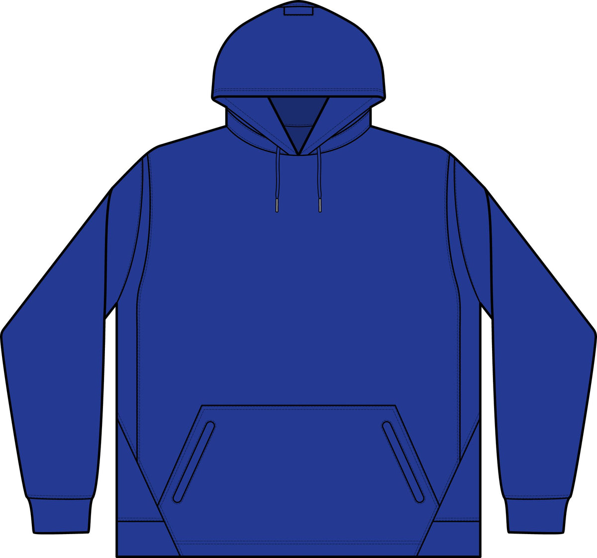 KRYO Tech Fleece Hooded Sweatshirt — Colorblock Performance Hoodie