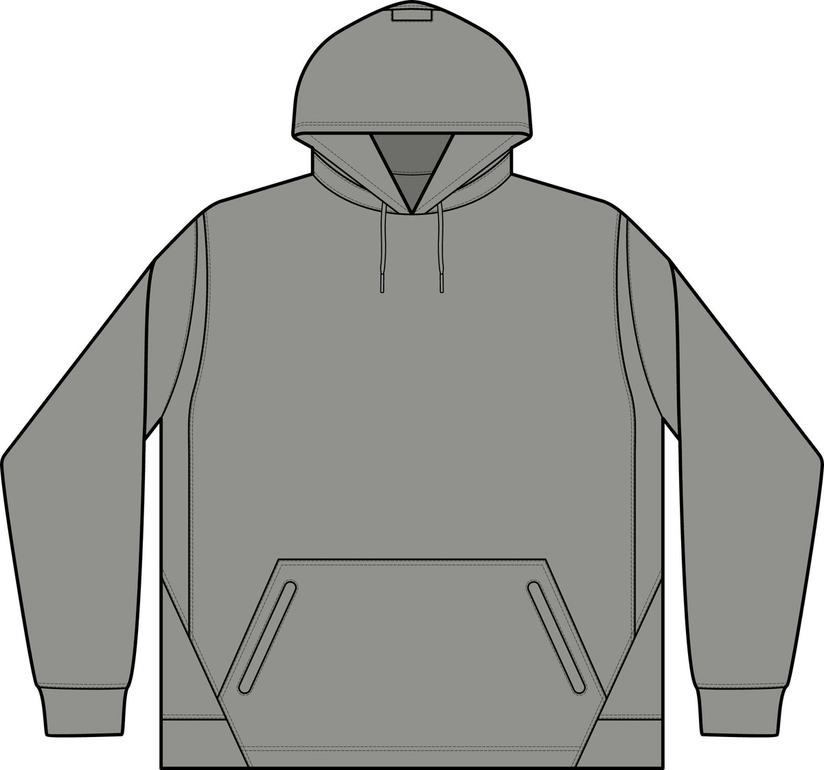 KRYO Tech Fleece Hooded Sweatshirt — Colorblock Performance Hoodie