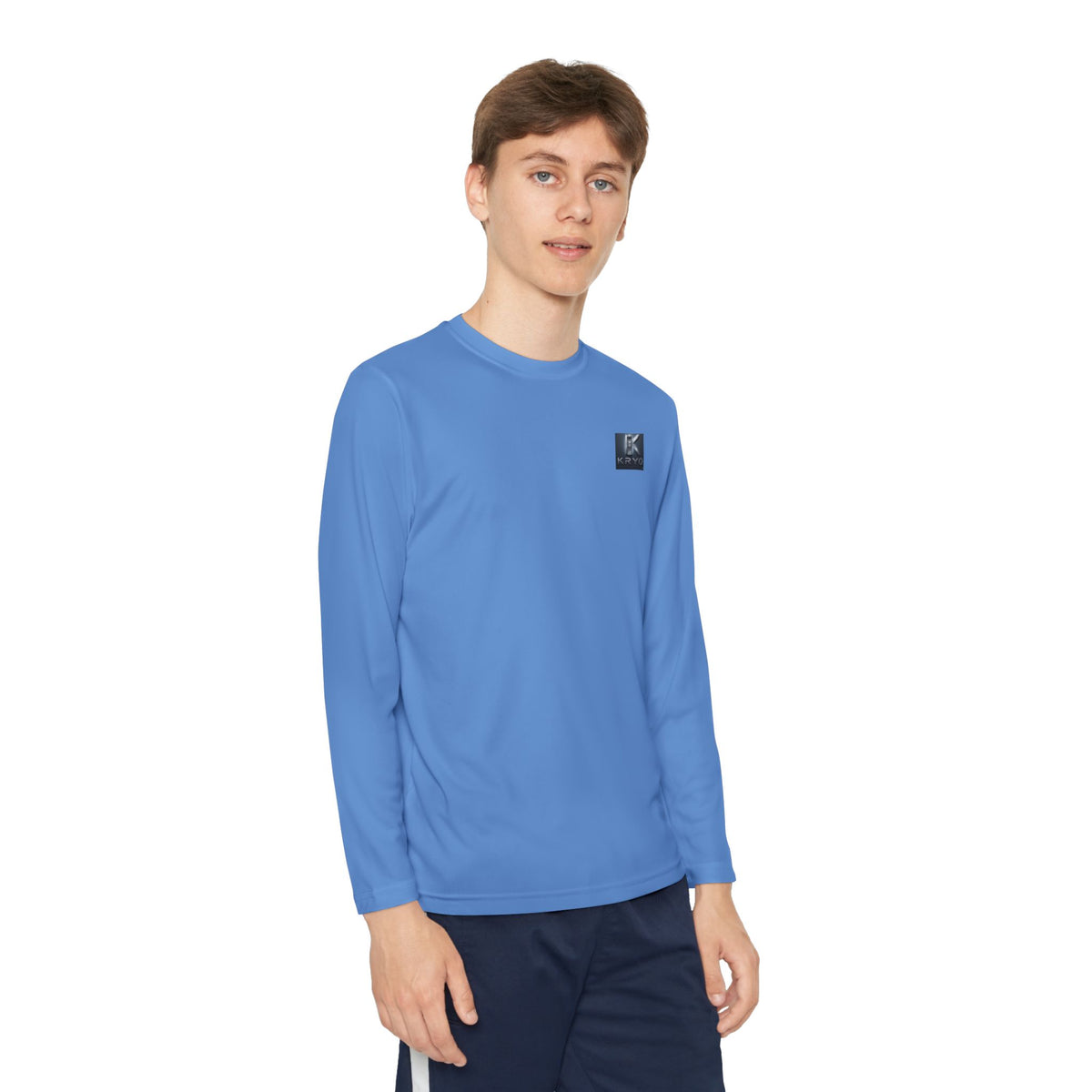 Kryo Youth Volleyball Long Sleeve Tee — 'Play. Athlete' Graphic