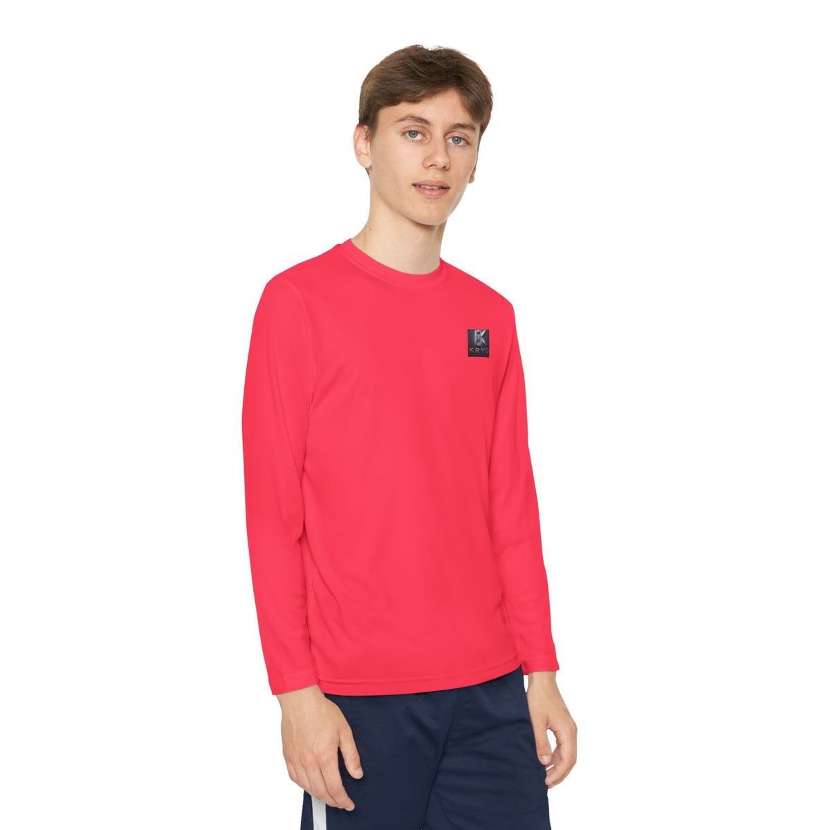 Kryo Youth Volleyball Long Sleeve Tee — 'Play. Athlete' Graphic