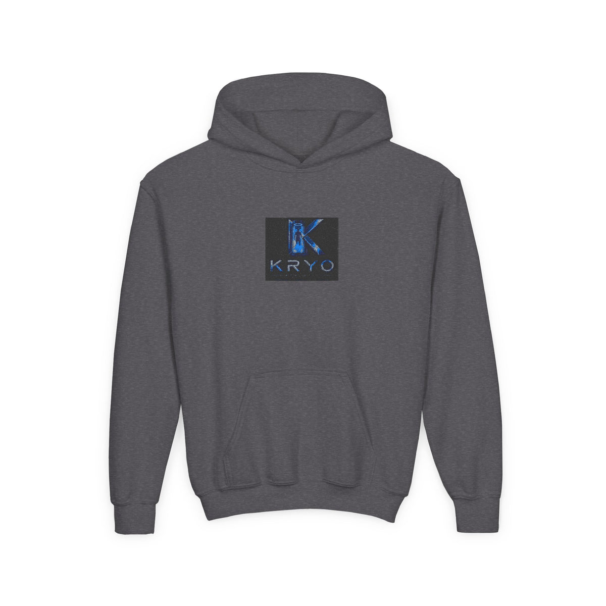 Youth Hoodie with KRYO Blue Logo — Cool Gamer Streetwear