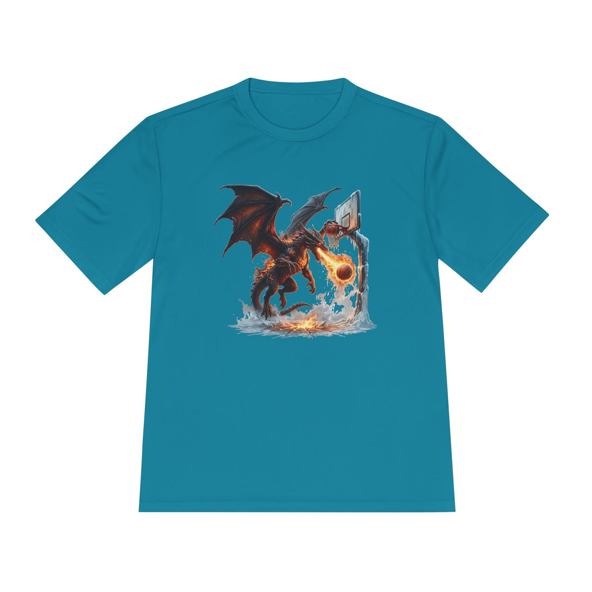 Dragon Basketball Tee — Fantasy Dragon Dunk Sports Shirt