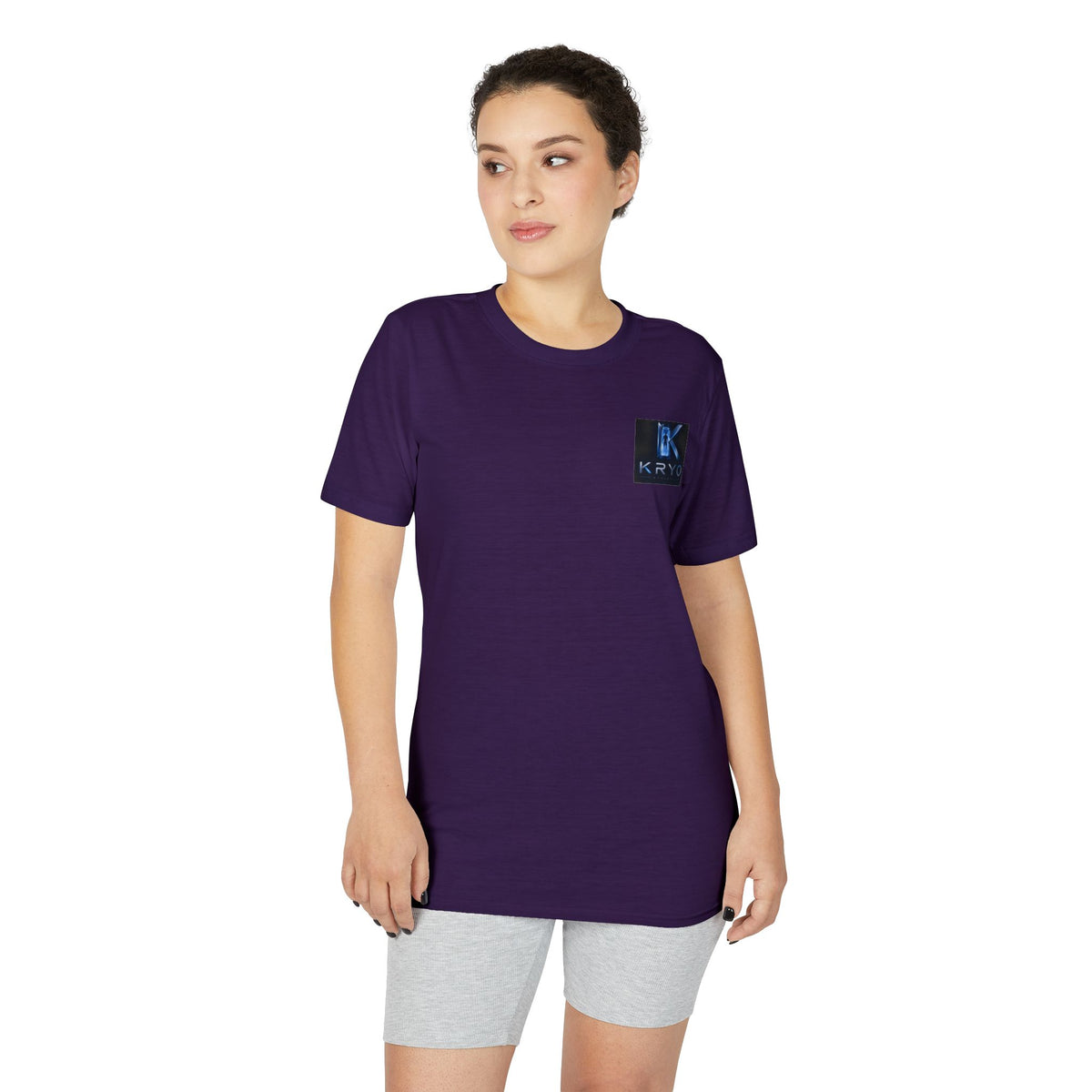 KRYO Logo Performance T‑Shirt — Futuristic Cryo Tech Graphic Tee