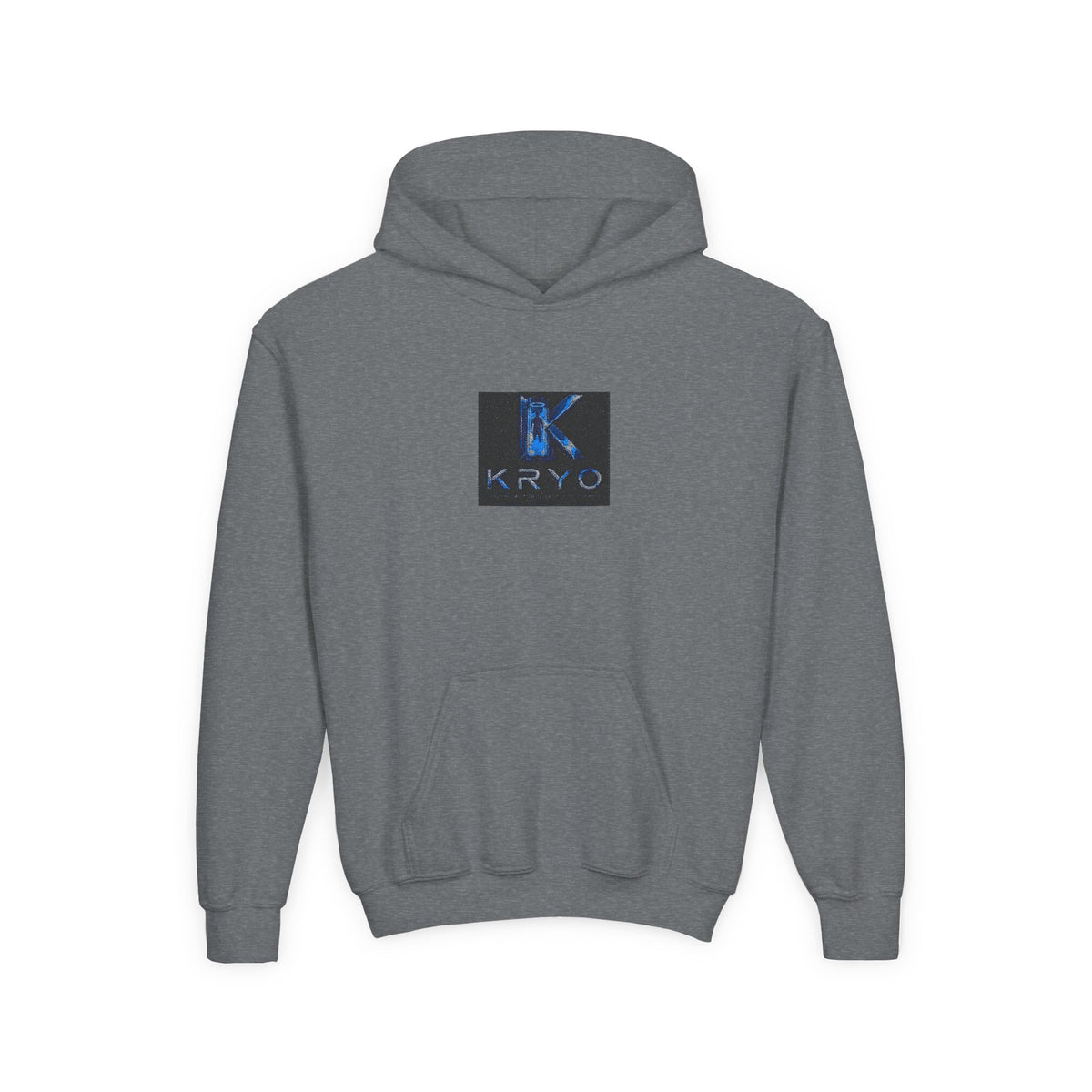 Youth Hoodie with KRYO Blue Logo — Cool Gamer Streetwear