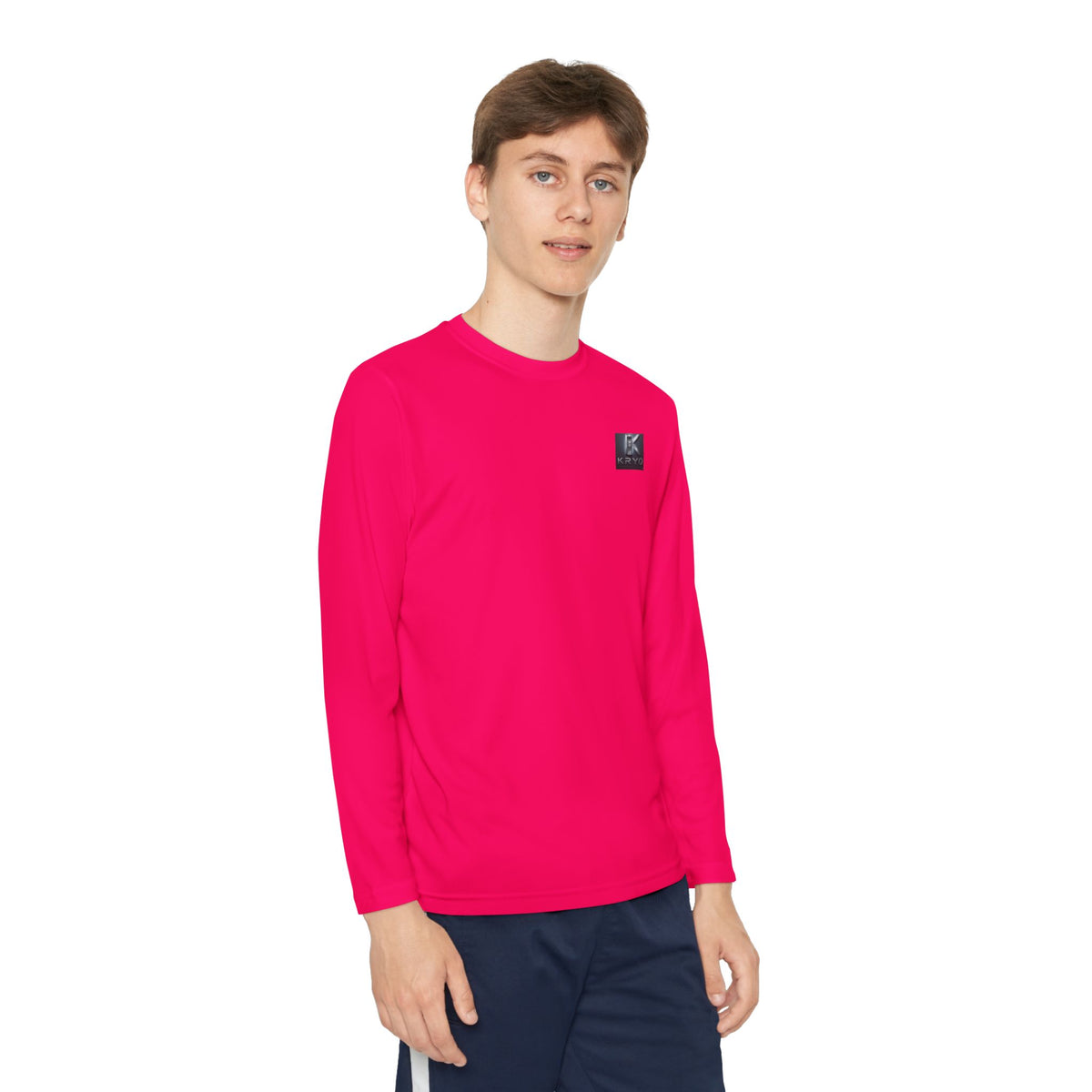 Kryo Youth Volleyball Long Sleeve Tee — 'Play. Athlete' Graphic