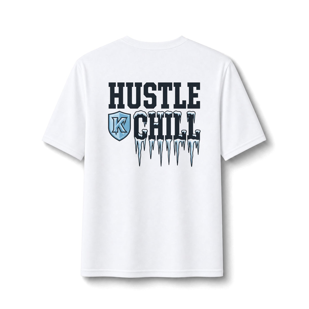 Kryo Football Hustle & Chill Performance Tee — Athletic Moisture-Wicking Shirt with Ice Graphic