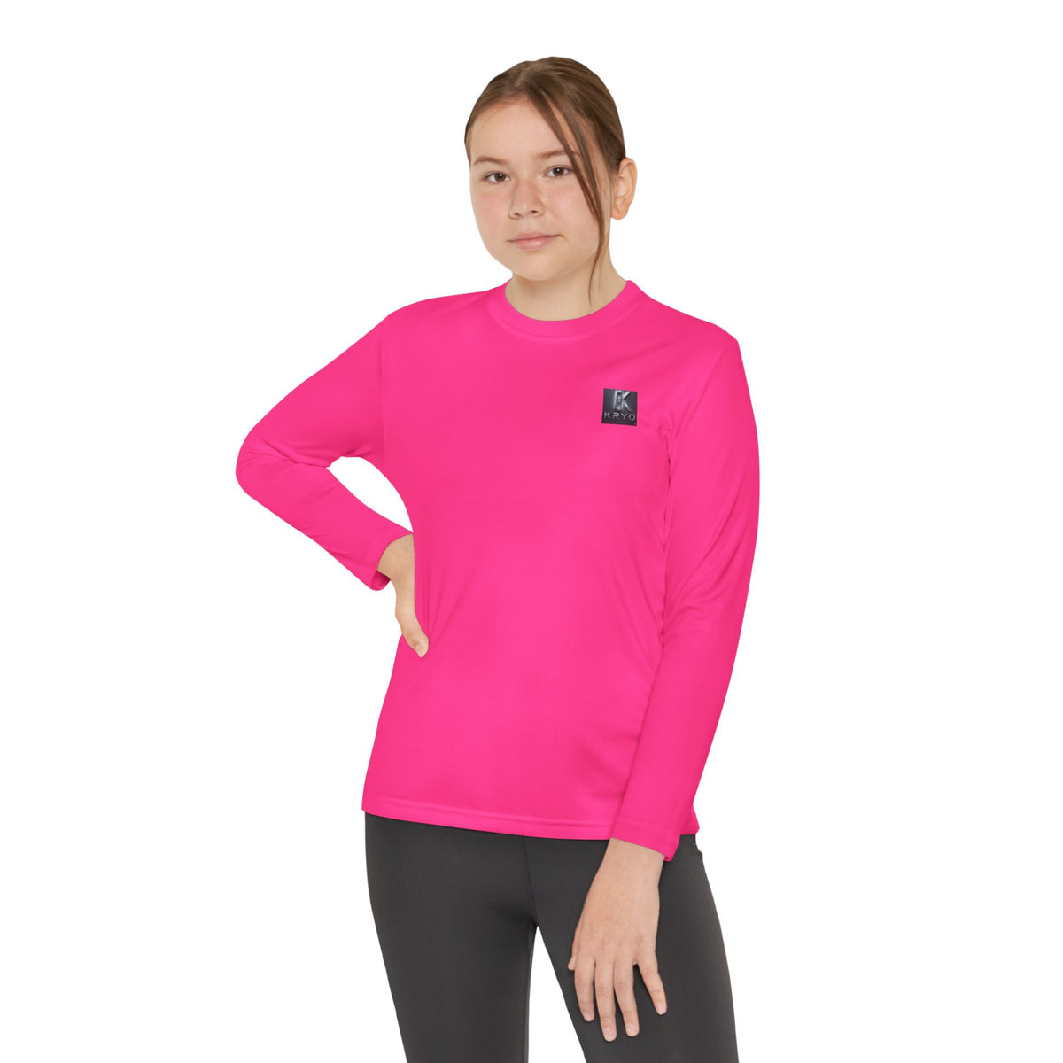 Kryo Youth Volleyball Long Sleeve Tee — 'Play. Athlete' Graphic
