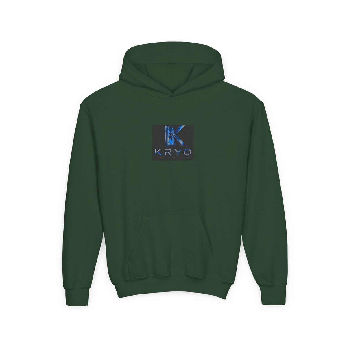 Youth Hoodie with KRYO Blue Logo — Cool Gamer Streetwear