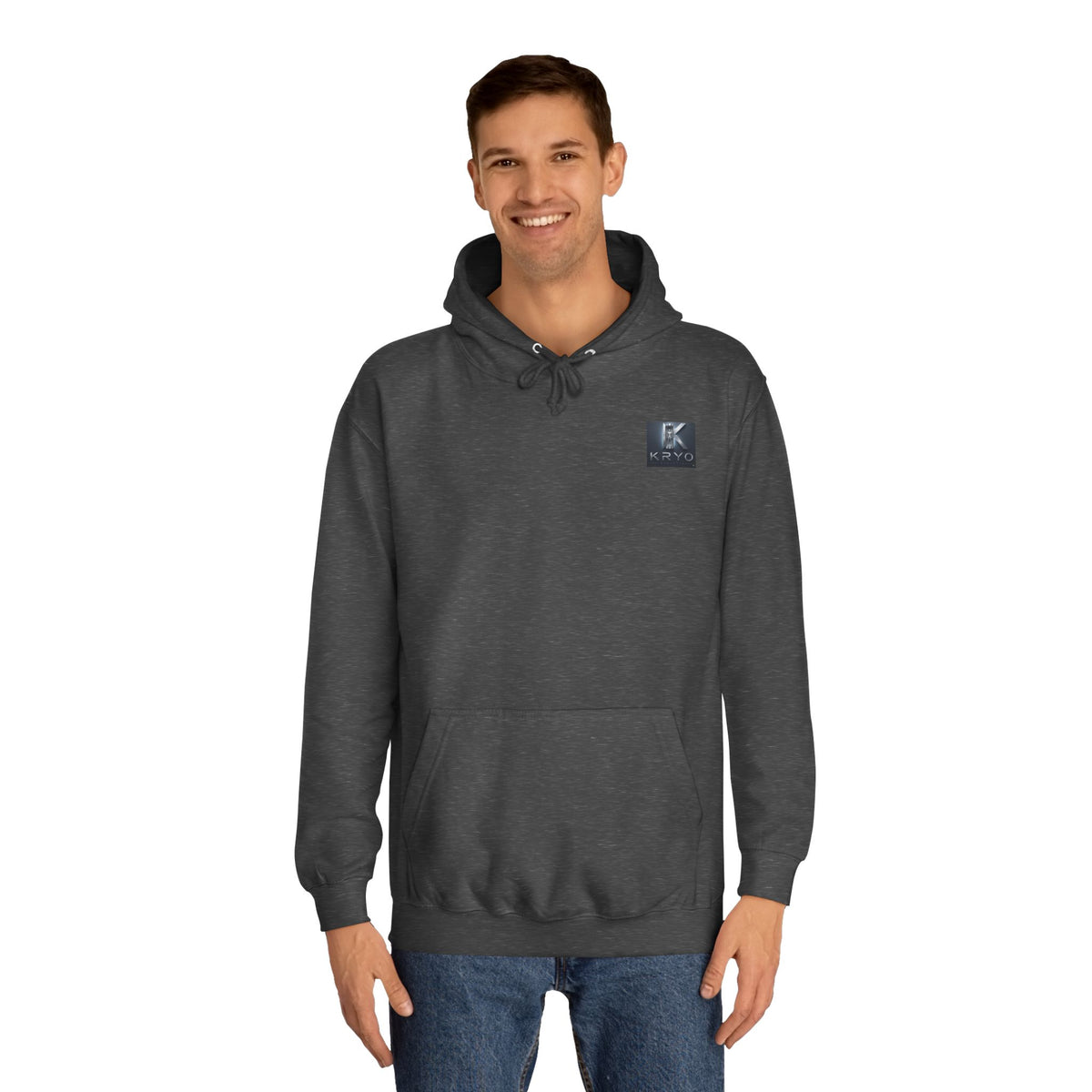 Ice Splash Hoodie — "KRYO" Graphic College Pullover