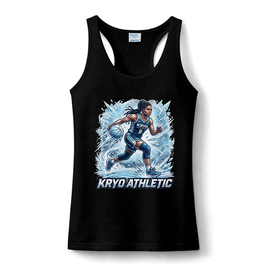 Kryo Athletic Women’s Performance Tank — ‘Kryo Athletic’ Ice-Action Sports Graphic