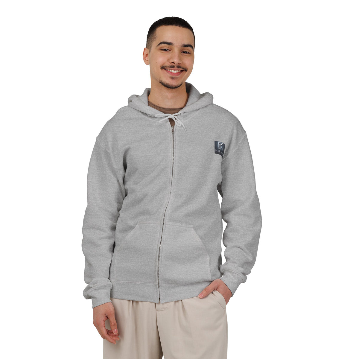 Kryo Creepy Clown Zip Hoodie – Vintage Horror Graphic Full‑Zip Sweatshirt