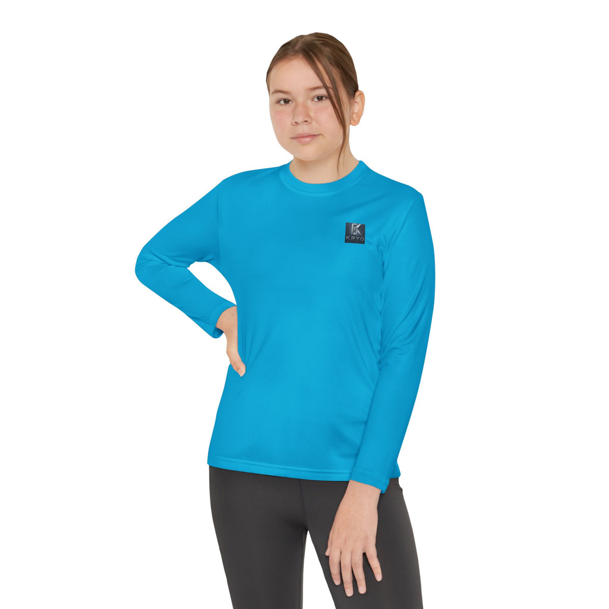 Kryo Youth Volleyball Long Sleeve Tee — 'Play. Athlete' Graphic