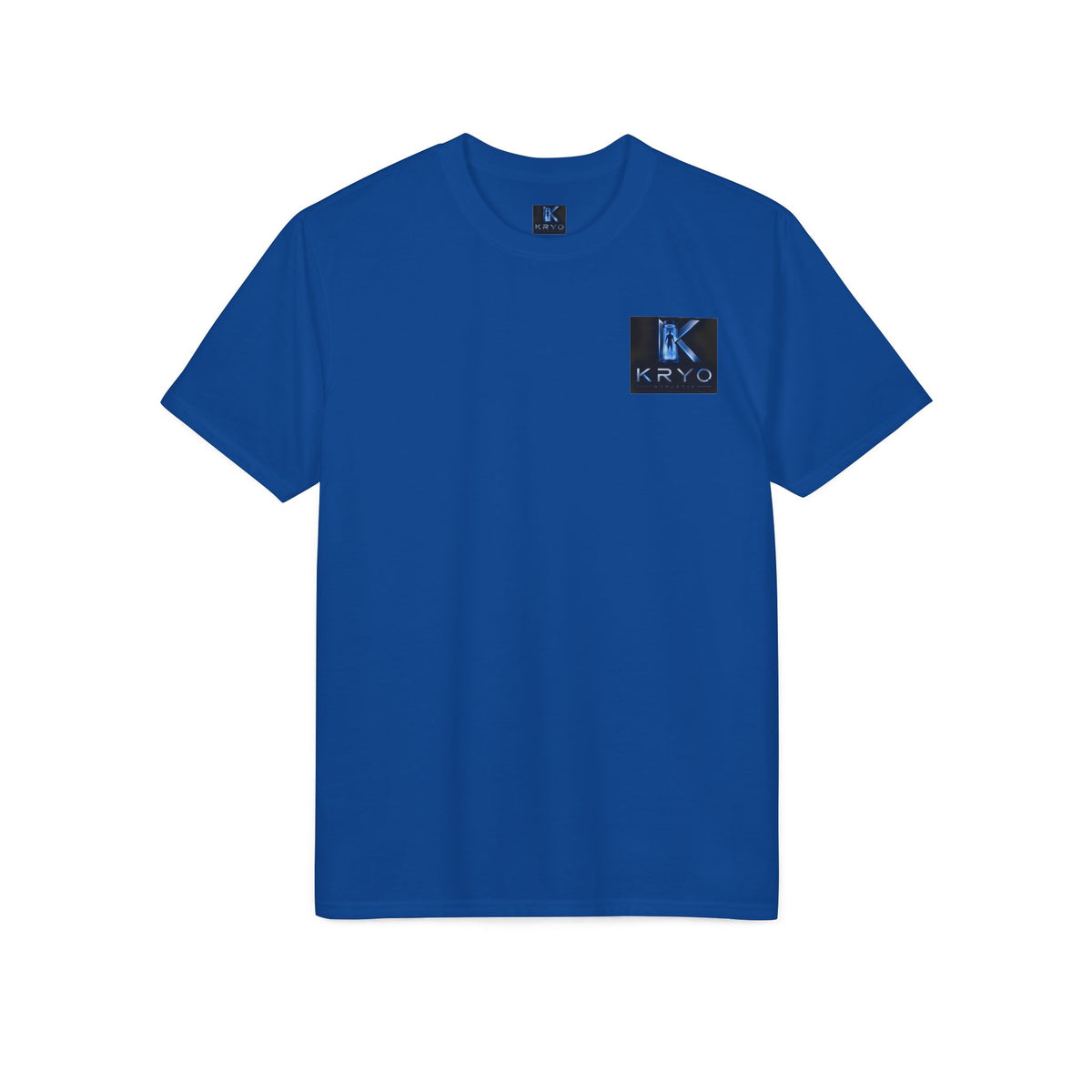 KRYO Logo Performance T‑Shirt — Futuristic Cryo Tech Graphic Tee