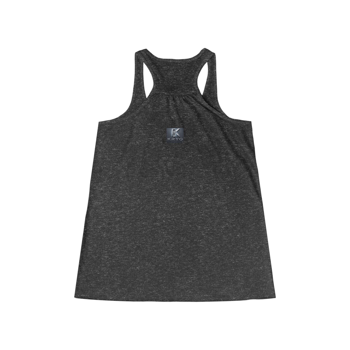 KRYO Workout Gear Vertical Logo Racerback Tank Top — Women's Flowy Workout & Casual Tank