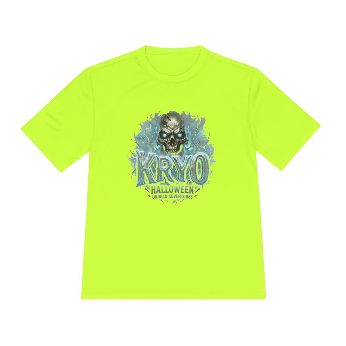 Kryo Halloween Skull Tee — Moisture‑Wicking Horror Graphic Tee
