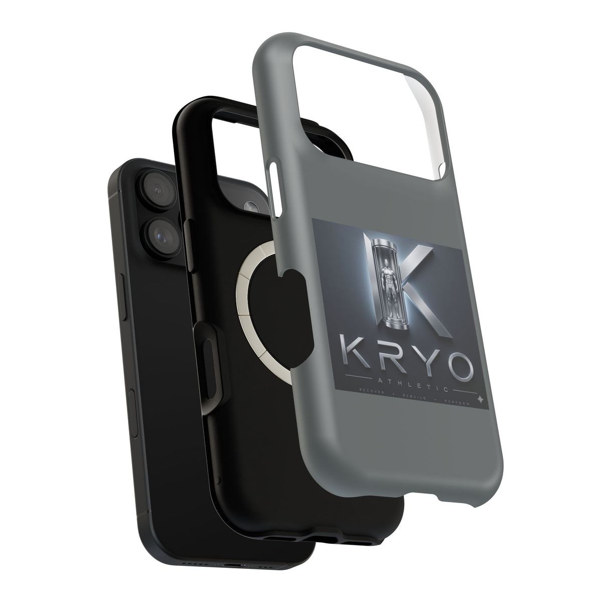 Magnetic Impact-Resistant Phone Case — Kryo Metallic Logo