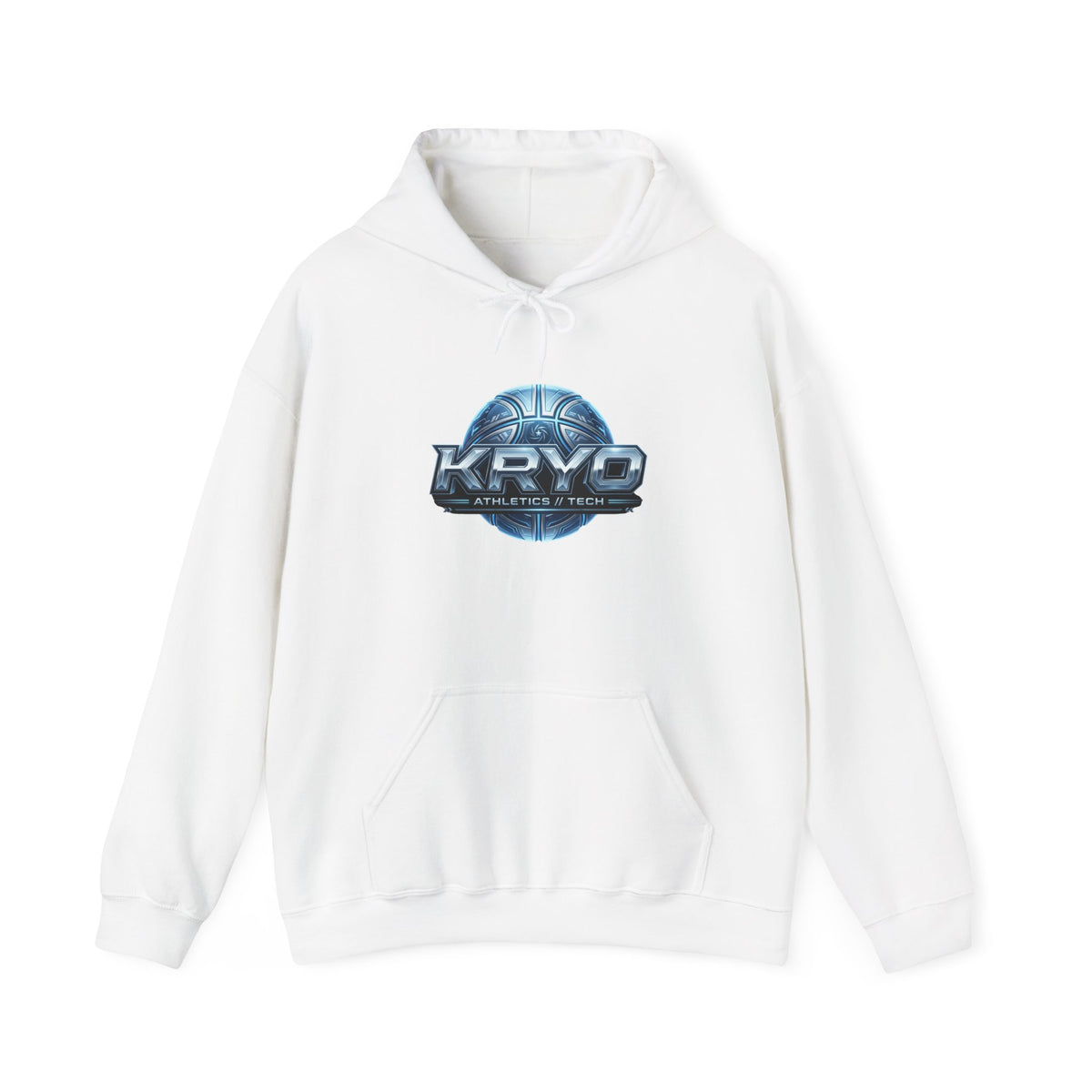 KRYO Gaming Logo Hoodie — Futuristic Blue Esports Pullover