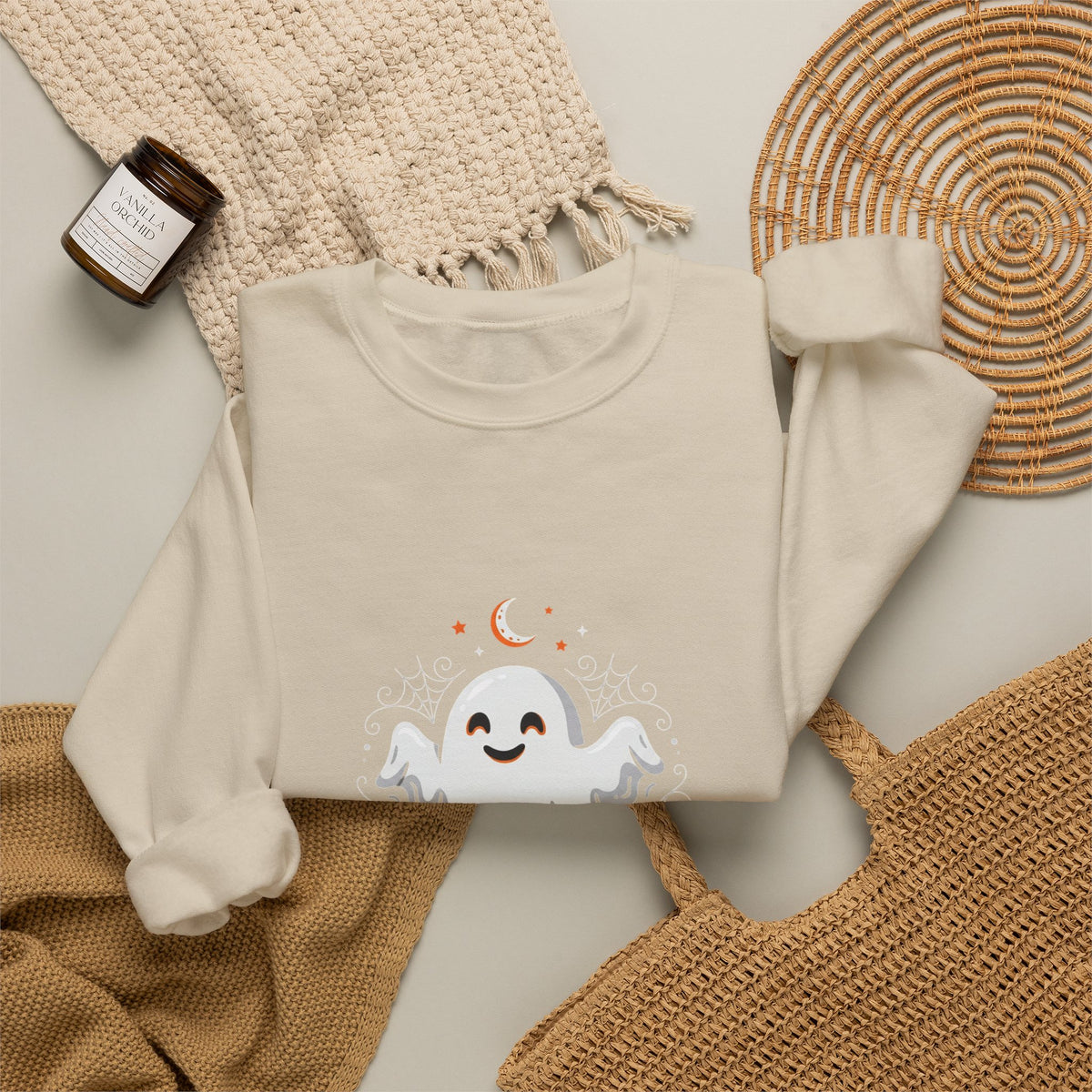 Boo! Cute Ghost Halloween Kryo Sweatshirt