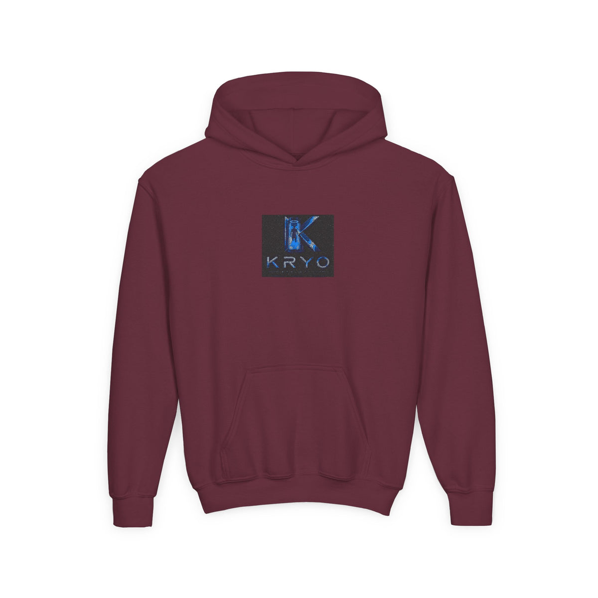Youth Hoodie with KRYO Blue Logo — Cool Gamer Streetwear