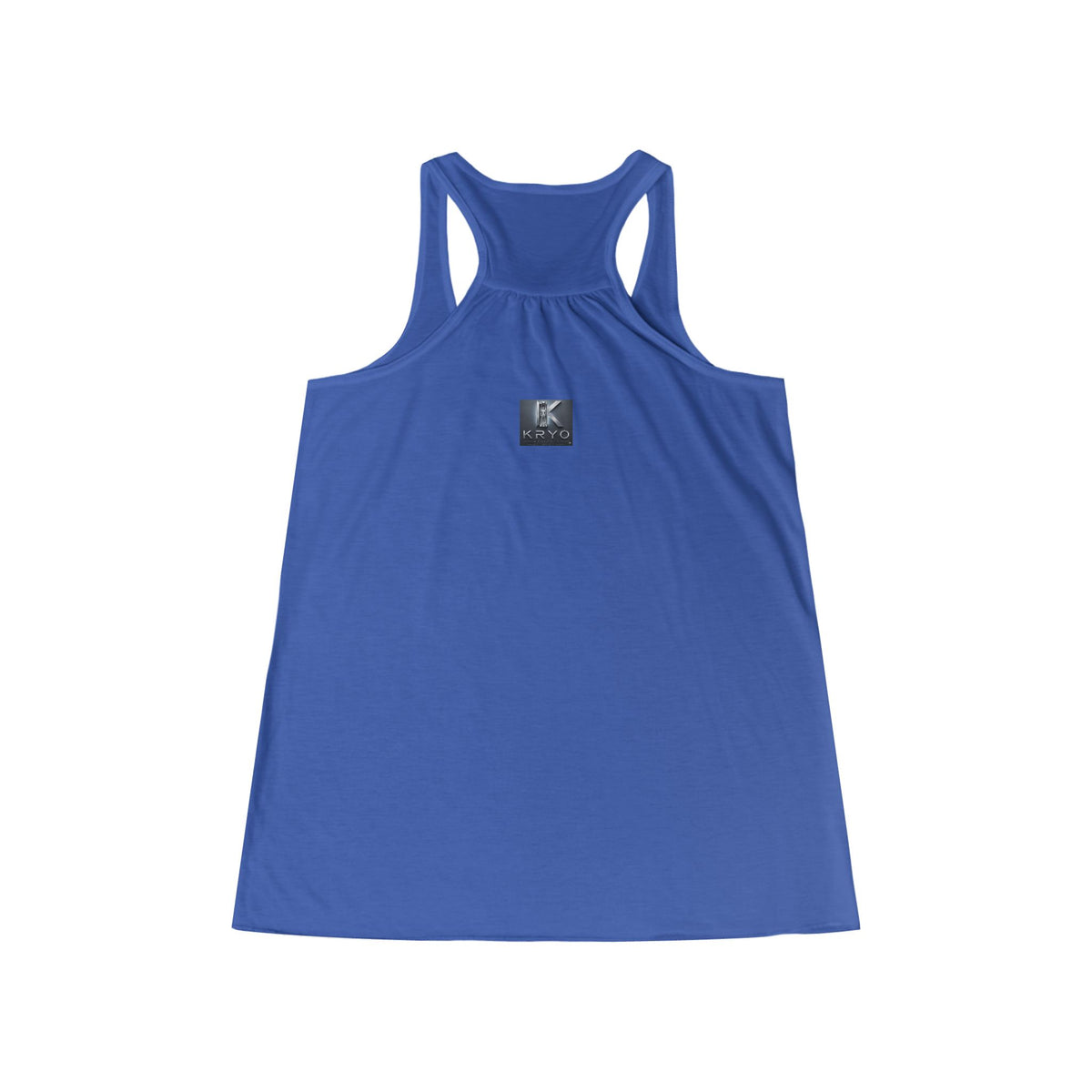 KRYO Workout Gear Vertical Logo Racerback Tank Top — Women's Flowy Workout & Casual Tank