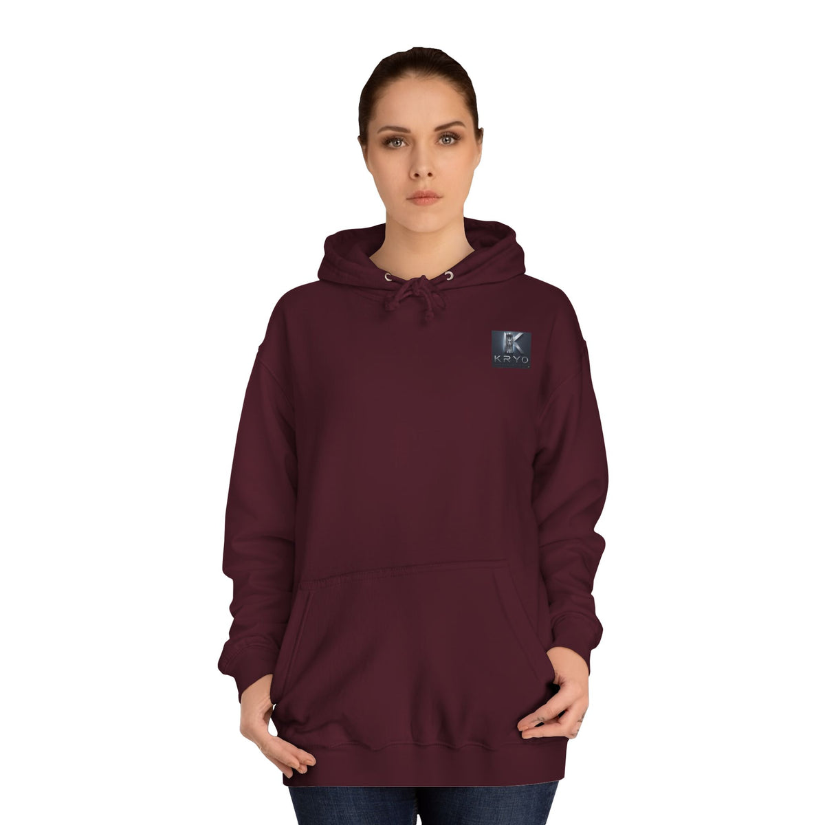 Ice Splash Hoodie — "KRYO" Graphic College Pullover