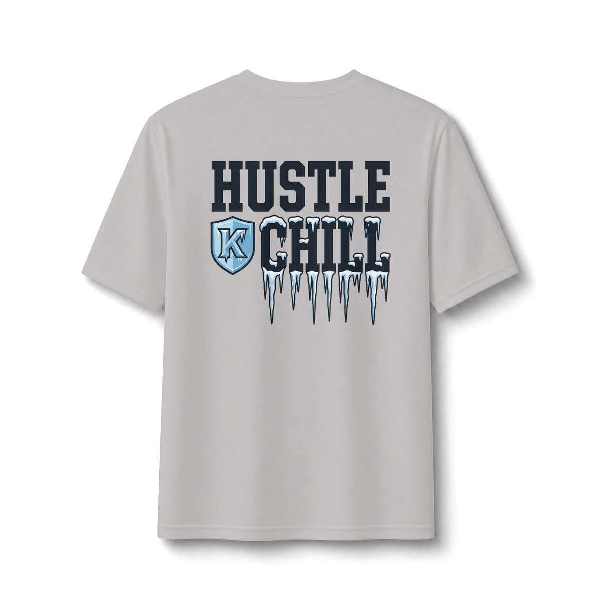 Kryo Football Hustle & Chill Performance Tee — Athletic Moisture-Wicking Shirt with Ice Graphic