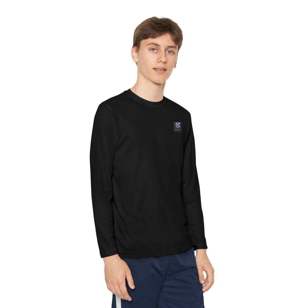 Kryo Youth Volleyball Long Sleeve Tee — 'Play. Athlete' Graphic