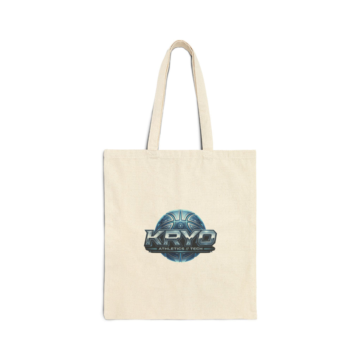 KRYO Sci‑Fi Emblem Cotton Canvas Tote — Logo Eco Shopper